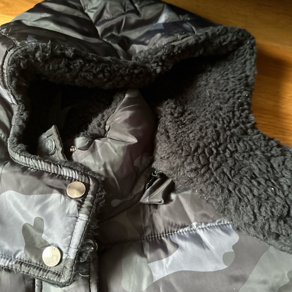 Camo puffer jacket